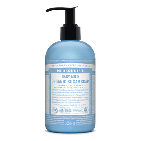 Jabón líquido sin perfume Shikakai para niños, 355 ml, Dr. Bronner's