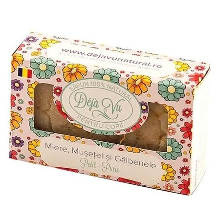 Natural Soap with Honey, Chamomile and Marigold, 90 g, Deja Vu