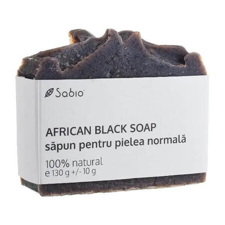 Natural soap for normal skin African Black, 130 g, Sabio