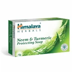 Jabón protector con neem y azafrán indio, 75 g, Himalaya