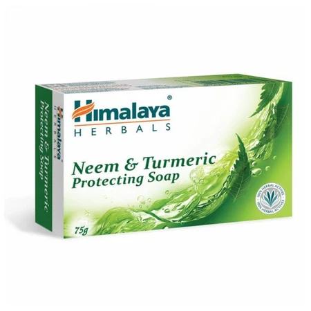 Jabón protector con neem y azafrán indio, 75 g, Himalaya