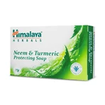 Jabón protector con neem y azafrán indio, 75 g, Himalaya