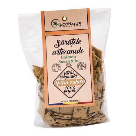 Artesanal, salado vegano con comino, 150g, Econatur