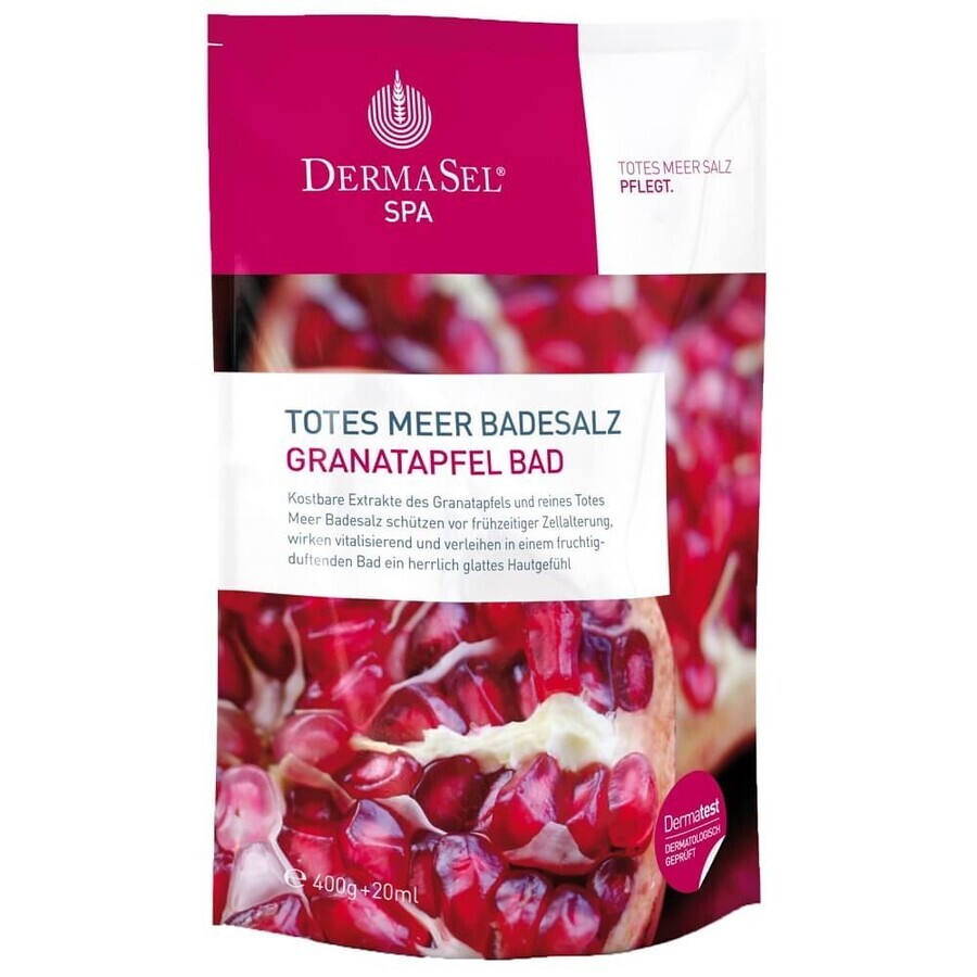 Sal de Baño del Mar Muerto con Granada SPA, 400 g, DermaSel