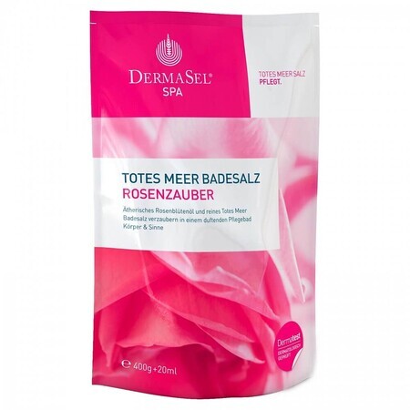 Sale da bagno delle rose del Mar Morto SPA, 400 g, DermaSel