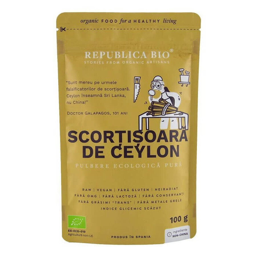 Ceylon ecokaneel, 100 g, Biologische Republiek