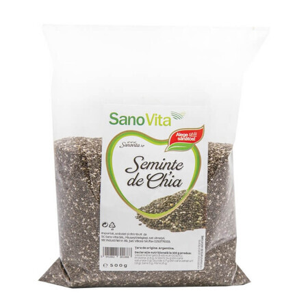 Graines de chia, 500 g, Sanovita