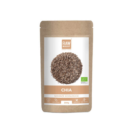 Semi di chia biologici, 200 g, RawBoost