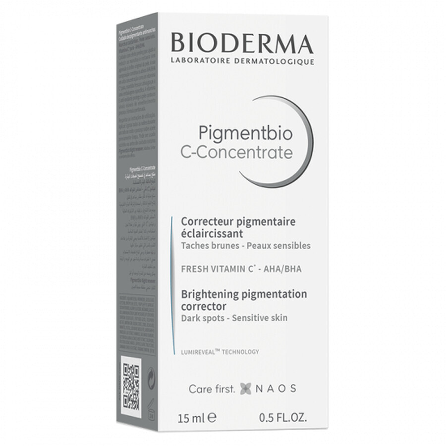 Bioderma Pigmentbio Suero Concentrado con Vitamina C, 15 ml