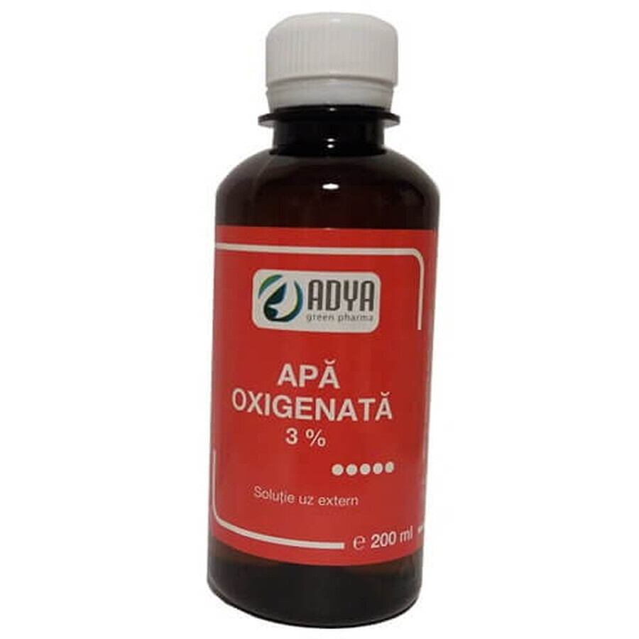 Peróxido de hidrógeno 3%, 200 ml, Adya Green Pharma