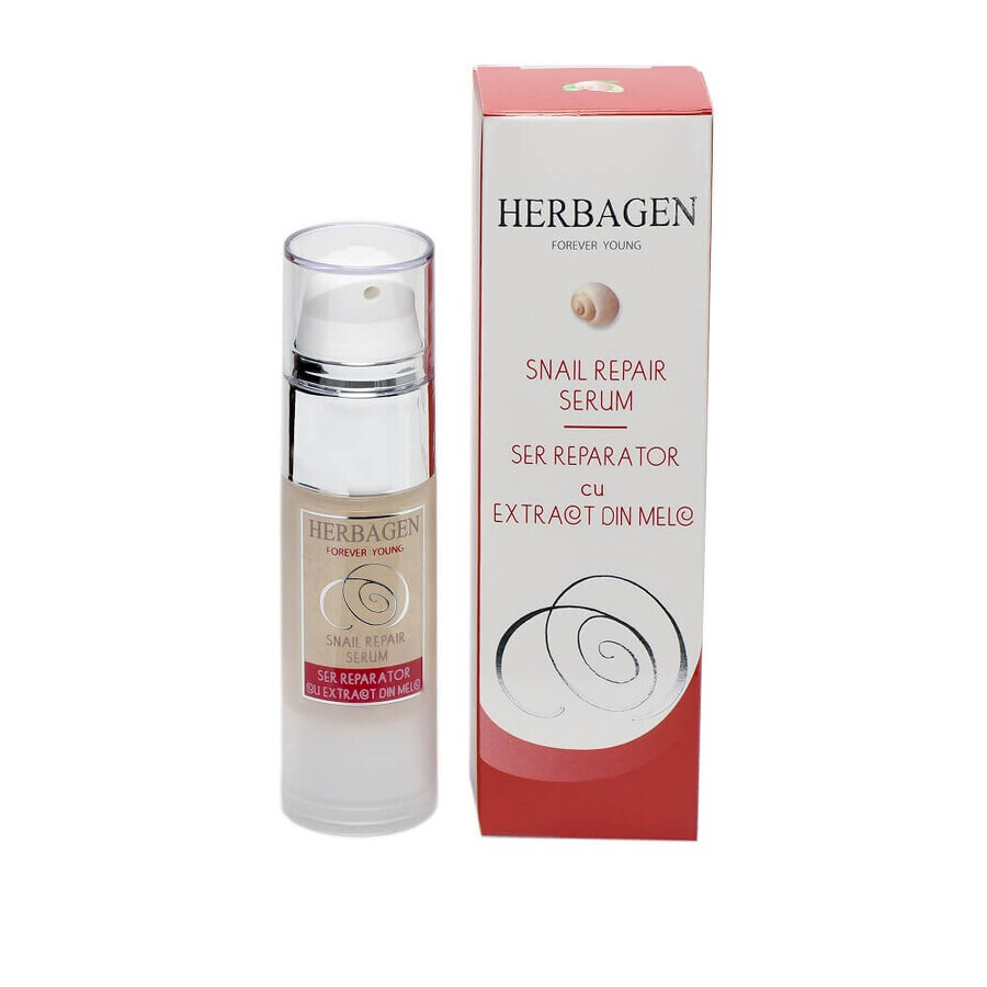 Sérum Réparateur à la Bave d'escargot, 30 ml, Herbagen