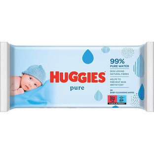 Toallitas húmedas Pure, 56 unidades, Huggies