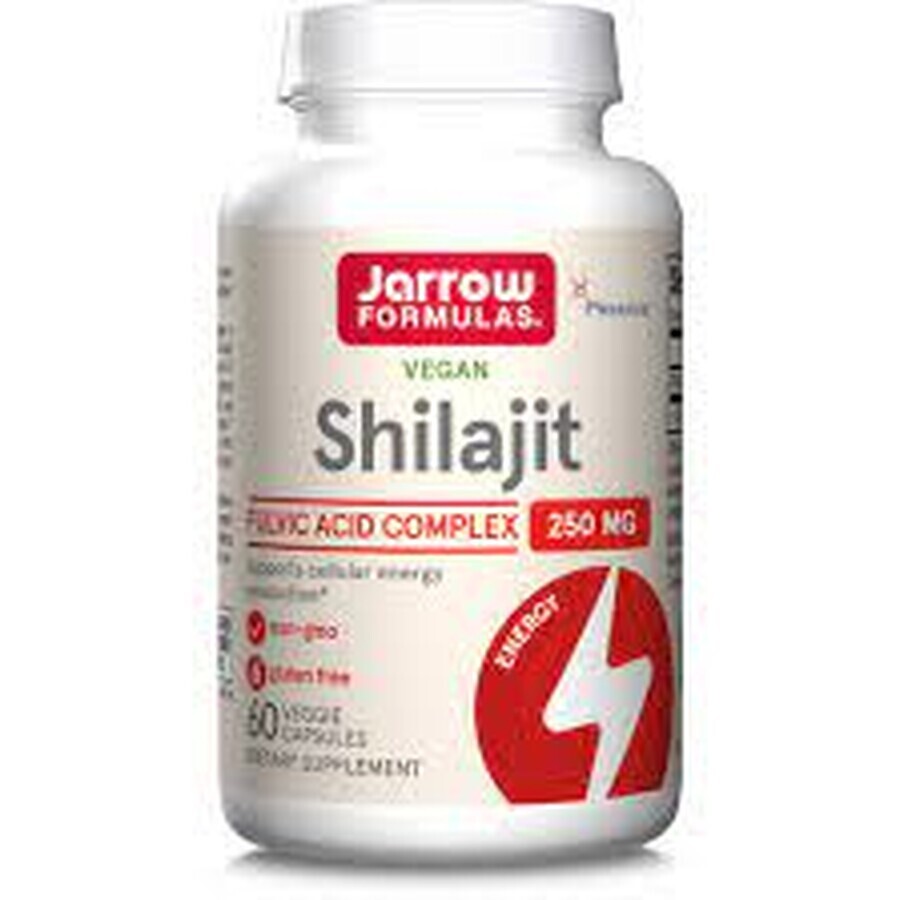 Shilajit Fulvic Acid Complex 250mg Jarrow Formulas, 60 Kapseln, Secom