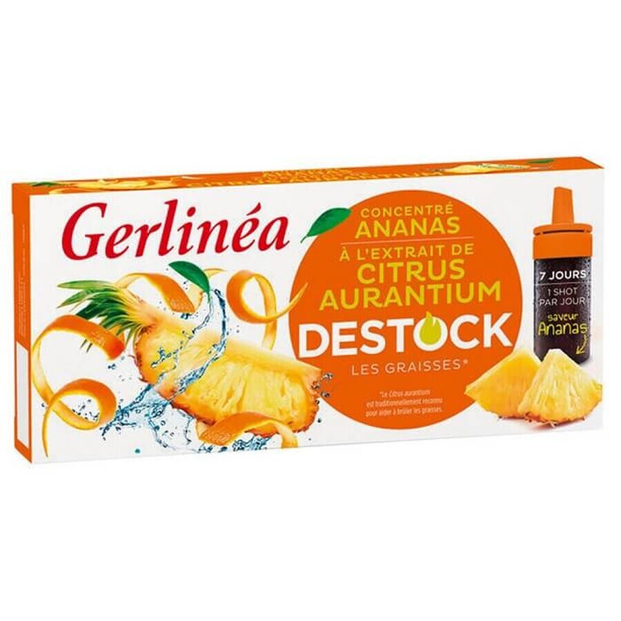 Shot concentré avec ananas, 70 ml, Gerlinea