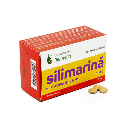 Silimarina 150mg, 100 comrpimida, Remedia