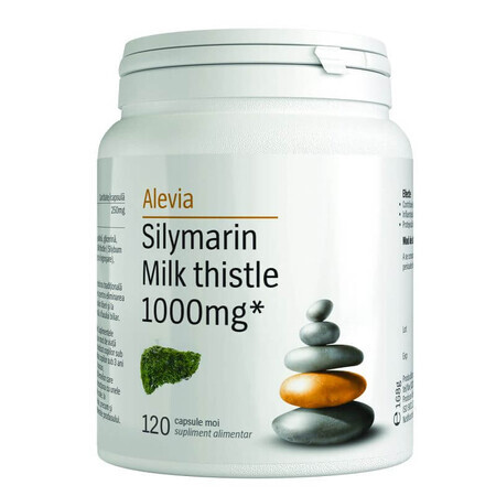 Silymarin Mariadistel 1000mg, 120 tabletten, Alevia