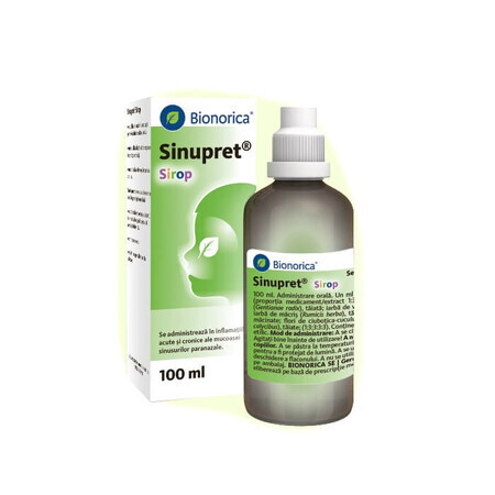 Sinupret sirop, 100 ml, Bionorica