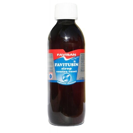 Favitusin jarabe para la tos, 250 ml, Favisan