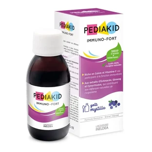 Sciroppo al gusto di mirtillo Imuno-Fort, 125 ml, Pediakid