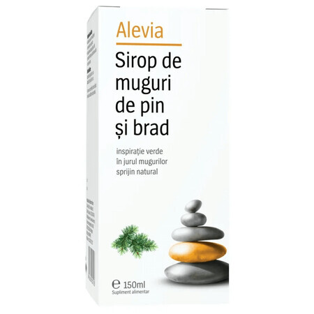 Dennen- en sparrenknoppen siroop, 150 ml, Alevia