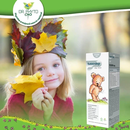 Sirop de tuse pentru copii Tussodep, 150 ml, Dr. Phyto