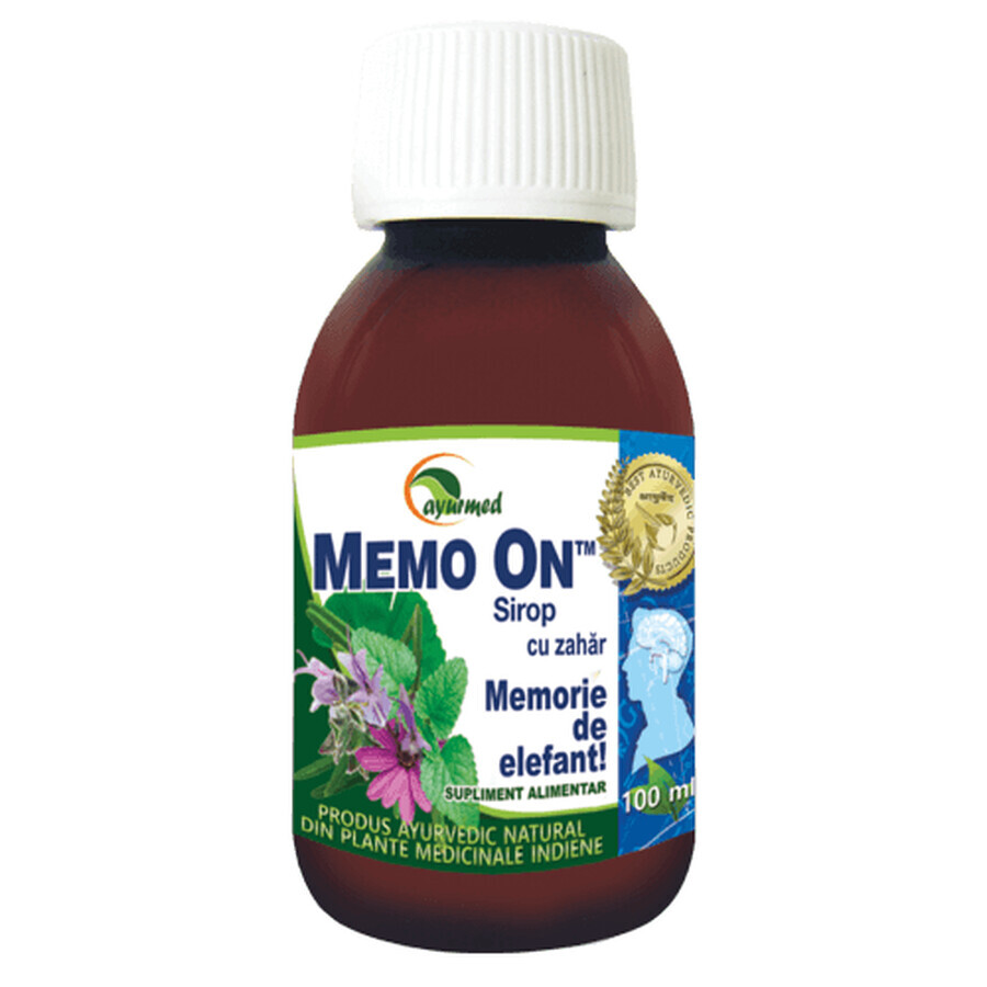 Memo On Sirup, 100 ml, Ayurmed