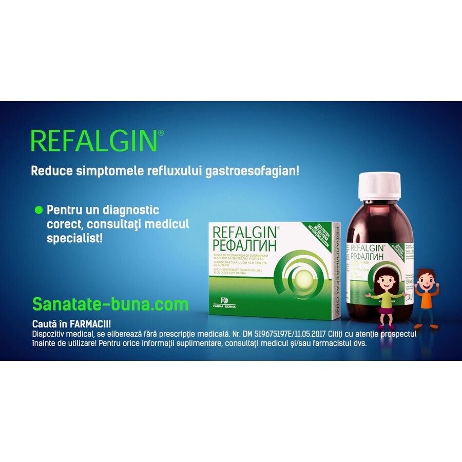 Refalgin Kindersirup, 150 ml, Farma-Derma