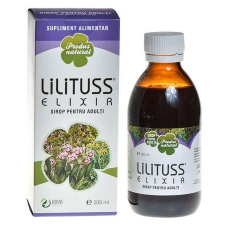 Lilituss Elixir Jarabe Adulto, 180 ml, Adya