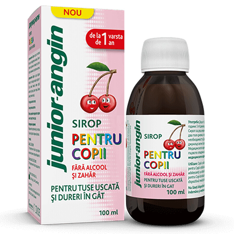 Sirop pentru copii - Junior Angin, 100 ml, Klosterfrau