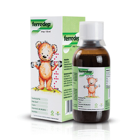 Jarabe infantil Ferrodep, 150 ml, Dr. Phyto