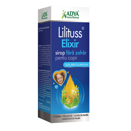 Lilituss Elixir jarabe para bebés, 200 ml, Adya