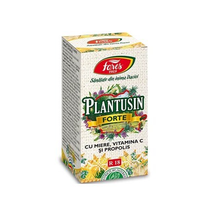 Plantusin Forte jarabe con miel y propóleo, R18, 100 ml, Fares