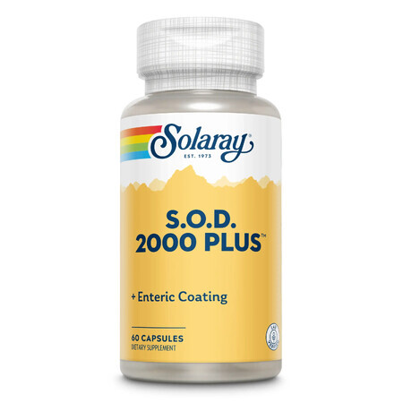 SOD 2000 Plus Solaray, 60 capsules, Secom