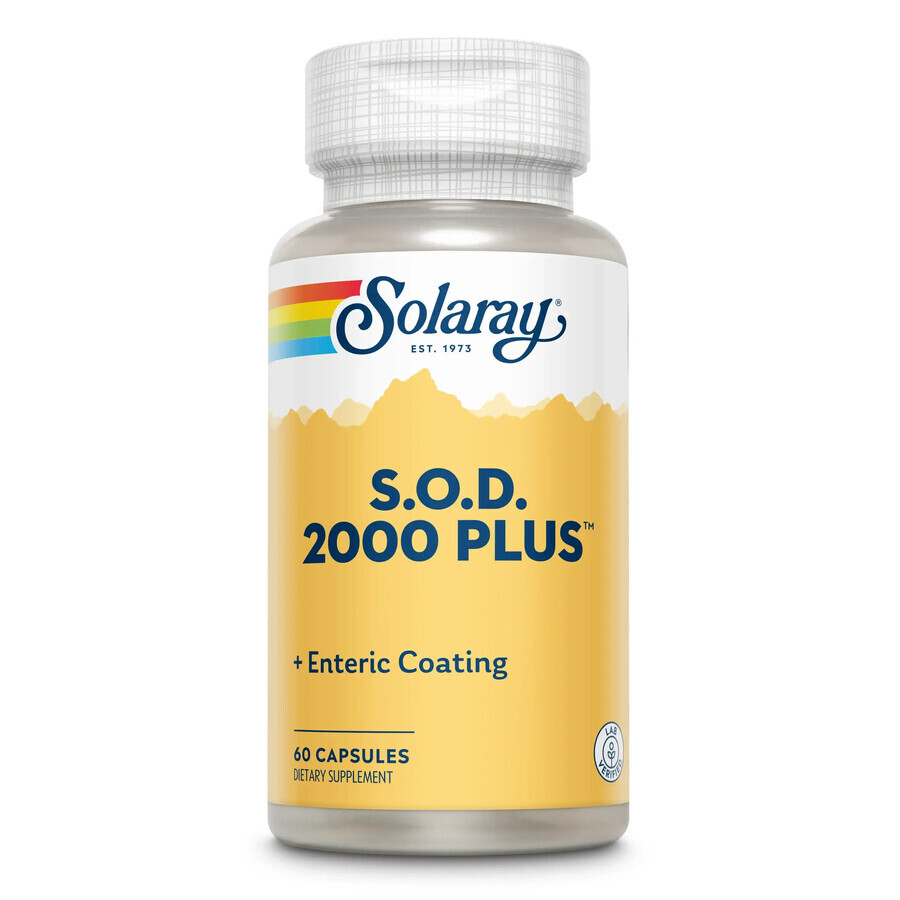 SOD 2000 Plus Solaray, 60 capsule, Secom