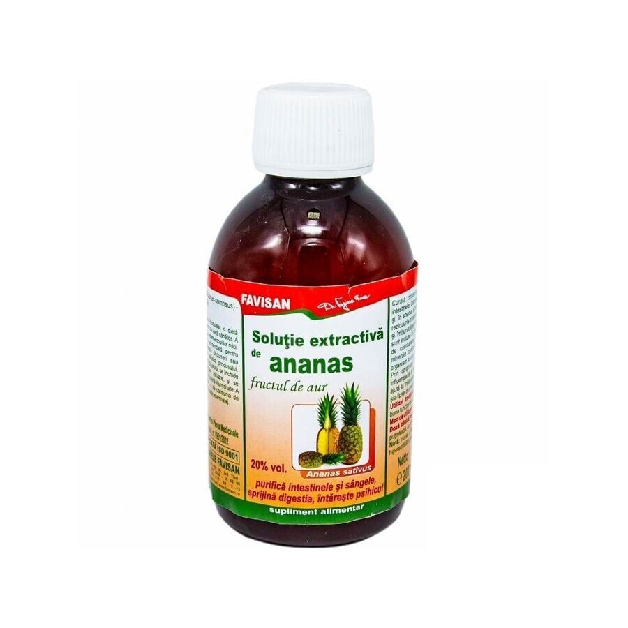 Pineapple extract solution, 200 ml, Favisan