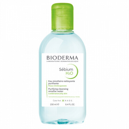 Bioderma Sebium H2O Solución Micelar para pieles mixtas y grasas, 250 ml