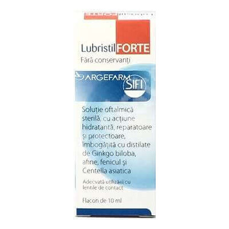 Solución oftálmica - Lubristil Forte, 10 ml, Sifi