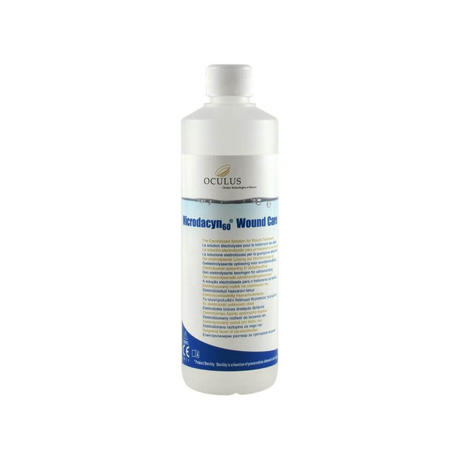 Microdacyn solución antimicrobiana para irrigación y desinfección de heridas, 500 ml, Pharma Care