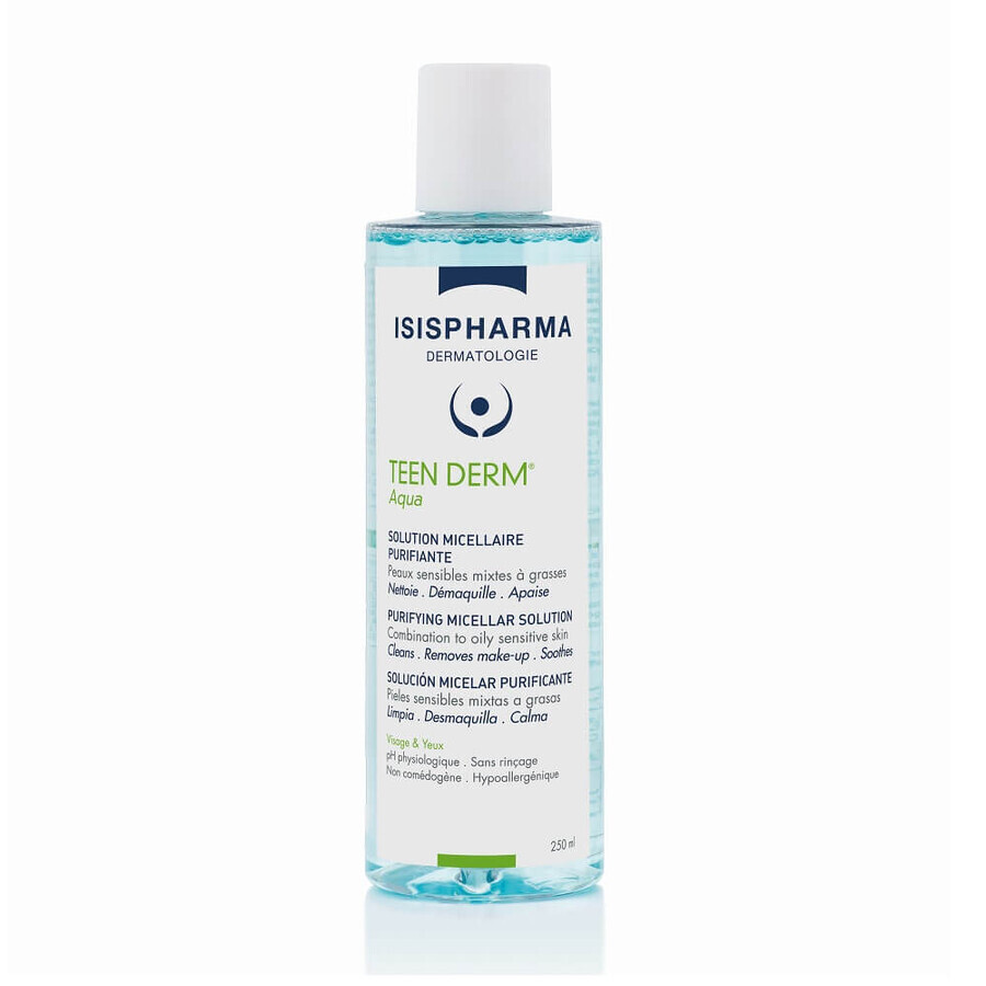 IsisPharma Teen Derm Aqua Reinigende Mizellare Lösung, 250 ml