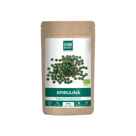 Spirulina ecologica, 250g, Rawboost Smart Food