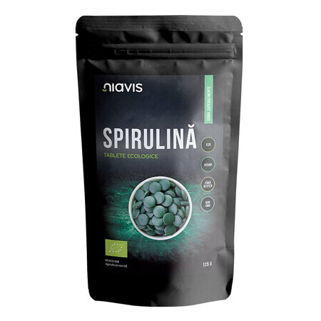 Spirulina bio comprimidos, 125g, Niavis