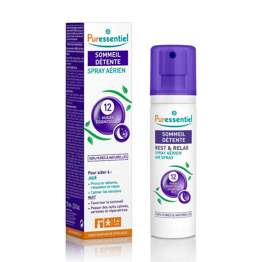 Spray ad aria con 12 oli essenziali, 75 ml, Puressentiel