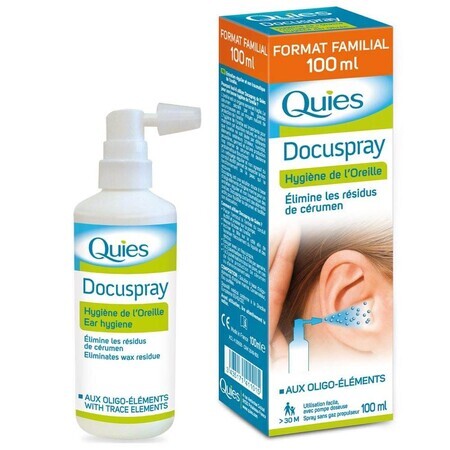 Docuspray oorspray op zeebasis, 100 ml, Quies