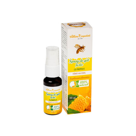 Spray fuerte para la garganta con propóleo sin alcohol, 20 ml, Apicola Pastoral