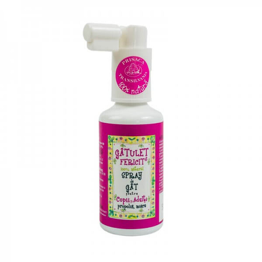 Happy Kiddie Spray cervical para niños y adultos, 20 ml, Prisaca Transilvania