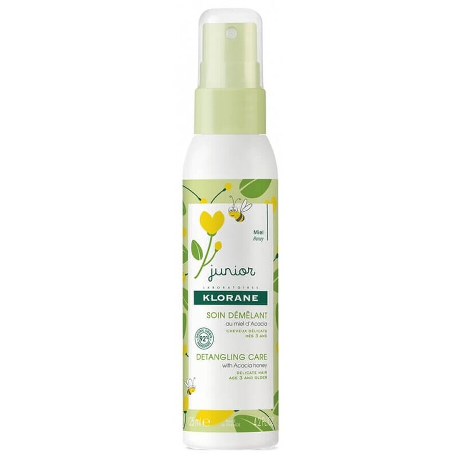 Spray démêlant sans rinçage au miel d'acacia, 125 ml, Klorane Junior