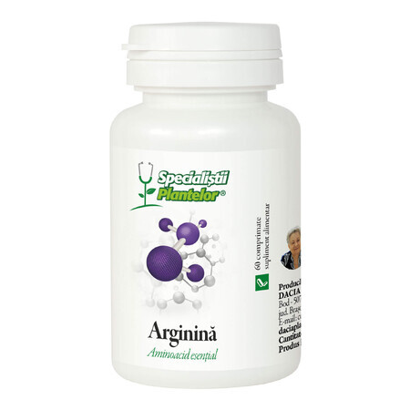 Arginine, 60 tabletten, Dacia Plant