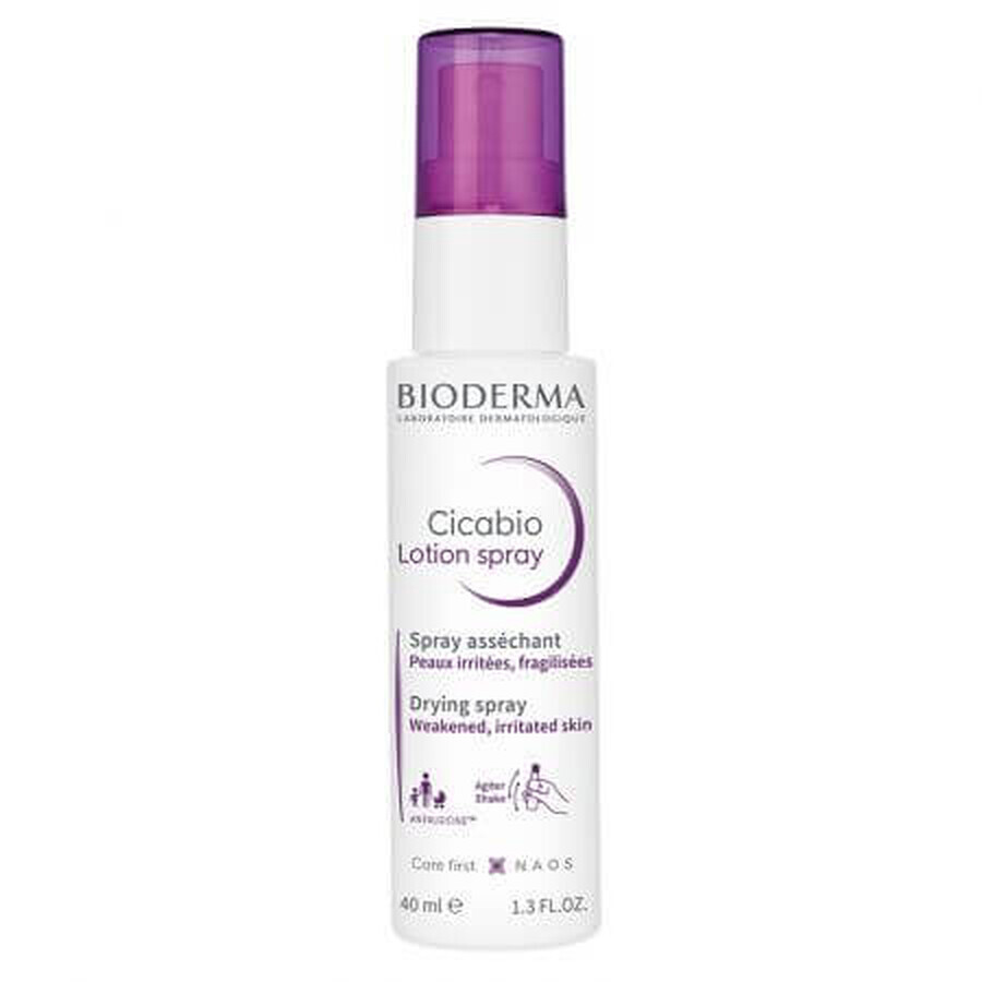 Bioderma Cicabio - Lotion Spray con Azione Essicante, 40ml