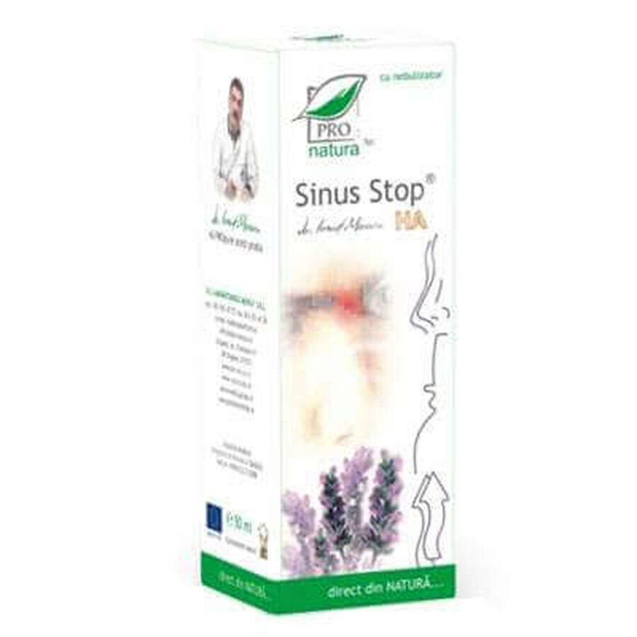 Sinus Stop HA Spray Nasal, 50 ml, Pro Natura