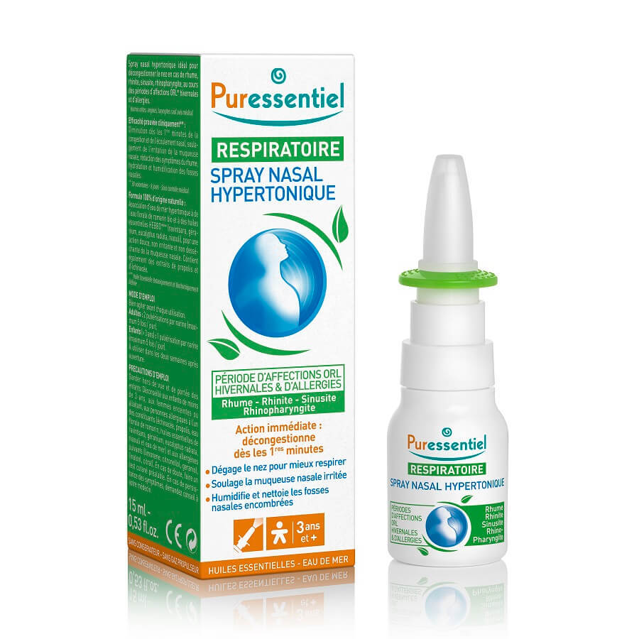 Aerosol nasal hipertónico, 15 ml, Puressentiel